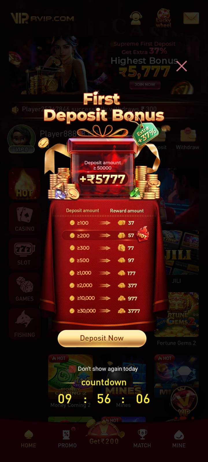 RVIP Game - Play Online Casino and Betting for Real Money screenshot 3